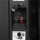 Magicvoice F-LHY5S 5.25" (13.5 CM) Hat Trafolu Duvar Tipi Sütun Hoparlör (20W RMS / 180W Peak - MP3 USB Uyumlu) - Siyah