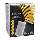 Magicvoice F-LHY5S 5.25" (13.5 CM) Hat Trafolu Duvar Tipi Sütun Hoparlör (20W RMS / 180W Peak - MP3 USB Uyumlu) - Beyaz