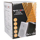 Magicvoice F-LHY6.5S 6.5" (16 CM) Hat Trafolu Duvar Tipi Sütun Hoparlör (30W RMS / 200W Peak - MP3 USB Uyumlu) - Siyah