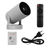 Hello HY300PRO Android 11 Akıllı LED Ayarlanabilir Projeksiyon FHD Kablosuz Görüntü Aktarım Destekli Ev Sinema Sistemi Yansıtma