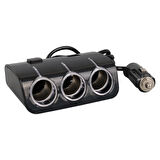 Olesson 1506 12-24V 120 Watt 3'LÜ Araç Çakmak Çoklayıcı