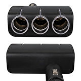 Olesson 1520 12-24V 120 Watt 3'Lü Araç Çakmak Çoklayıcı