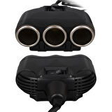 Olesson 1634 12-24V 120 Watt 3'Lü Araç Çakmak Çoklayıcı