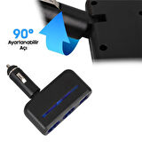 Olesson 1637 12-24V 120 Watt 2'Li Araç Çakmak Çoklayıcı