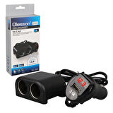 Olesson 1641 12-24V 120 Watt 2'Li Araç Çakmak Çoklayıcı