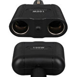 Olesson 1643 12-24V 100 Watt 2'Li Araç Çakmak Çoklayıcı