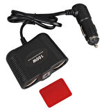 Olesson 1645 12-24V 100 Watt 2'Li Araç Çakmak Çoklayıcı