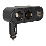 Olesson 1652 12-24V 100 Watt 2'Li Araç Çakmak Çoklayıcı