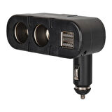 Olesson 1652 12-24V 100 Watt 2'Li Araç Çakmak Çoklayıcı