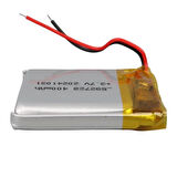 PowerMaster 582728 3.7V 400mAh Lityum Polimer (Li-po) Batarya Ciklet Pil