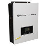 Powermaster CP-EF30 24V 125A 3000W Off-Grid Hibrit Saf Sinüs Güç İnverteri (MPPT Solar + AC Şarj)