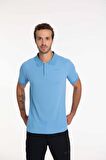 2AS Teal Polo Yaka Erkek Tişört