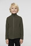2AS Pade Tam Fermuarlı Çocuk Polar Sweatshirt