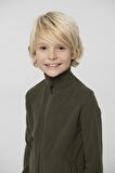 2AS Pade Tam Fermuarlı Çocuk Polar Sweatshirt