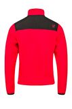 2AS Petan Yarım Fermuarlı Parçalı Erkek Polar Sweatshirt Kırmızı 2ASPET1105127