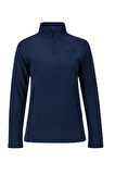 2AS Pinna Yarım Fermuarlı Kadın Polar Sweatshirt Lacivert