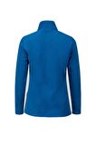 2AS Pinna Yarım Fermuarlı Kadın Polar Sweatshirt Mavi