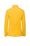 2AS Pinna Yarım Fermuarlı Kadın Polar Sweatshirt Sarı