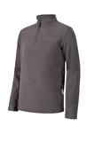 2AS Potra Yarım Fermuarlı Çocuk Polar Sweatshirt Antrasit
