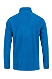 Purna Yarım Fermuarlı Erkek Polar Sweatshirt Açık Mavi