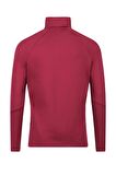 2AS Menza Tam Fermuarli Kadın Sweatshirt Bordo