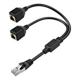 Powermaster PM-25434 Erkek RJ45 TO 2X Dişi Ethernet Çoklayıcı Splitter Dağıtıcı