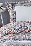 Eco Cotton Yakut Etnik Temalı Pamuk Çift Kişilik Nevresim Takımı