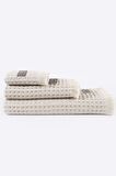 Ecocotton Seren 3'lü Havlu Seti %100 Organik Pamuk Waffle Pike Bej