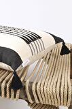 Ecocotton Aral Era Kırlent Kılıfı %100 Organik Pamuk Özel Dokuma 45x45 Cm