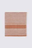 Ecocotton Elis 3'lü Kurulama Havlusu %100 Pamuklu İplik Boyalı Özel Dokuma Terra-Krem 40X60 Cm