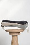 Ecocotton Kaia Banyo Paspası %100 Organik Pamuk Bej 50x80 Cm