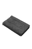 Green Black Anisa Banyo Havlusu %100 Pamuk Penye Jakarlı Antrasit 80x150 Cm