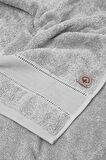 Ecocotton Lida Banyo Havlusu %100 Organik Pamuk Delik İşi Gri 80x150 Cm