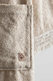Ecocotton Ramina Organik Pamuk Bej "X-Large" Erkek Bornoz