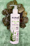 Ecowell Organik Aloe Vera Jel, Vegan Sertifikalı, Güneş Sonrası Yatıştırıcı Nemlendirici Rahatlatıcı 200ml
