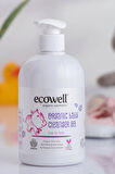 Ecowell Organik Bebek Ve Çocuk Temizleme Jeli, Vegan Sertifikalı, Şampuan, Duş Jeli Sabun Parabensiz 500ml