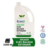 Organik Elde Bulaşık Deterjanı (2500 ml) - Ecos3
