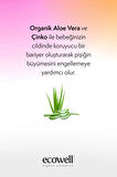 Ecowell Organik Pişik Kremi, Vegan Sertifikalı, Yenidoğan Çinko Krem, Nemlendirici, Tahriş Önleyici 110gr