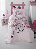 Clasy Valetta Home Ranforce Tek Kişilik Yatak Örtüsü Takımı Paris Love