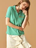 Yakalı T-Shirt   Yeşil