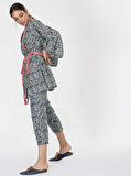 Kuşaklı Renkli Kimono Orijinal