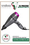 Ventoso V3 Prestige Brushless & Ionic 2.0 2500w Profesyonel Fön Makinesi Anatolıan Fuschıa PRESTIGE