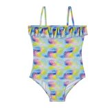 M22110220-R Slipstop Rihanna Junior Swimsuit Çocuk Mayo Turkuaz