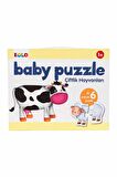 Hayvanlar 6 Parça Çocuk Puzzle