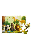 Ormanda 24 Parça Yer Puzzle