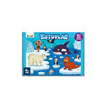 60 Parça Yer Puzzle - Kutuplar