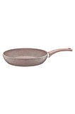 3210 - Tek Parça, Bio Granit 18x5 Cm 1,15 Litre, Tava, Sütlü Kahve Gövde, Sütlü Kahve Detay