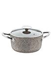 OMS 3116 Kumbeji Granit İndüksiyonlu 30 cm Derin Tek Tencere