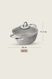Urla Granit Derin Tencere 24 Cm