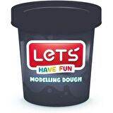 Lets Tek Renk Oyun Hamuru Gri 150gr L8340 13